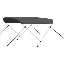 2-kaarinen bimini-kate, antrasiitti 180x130x110 cm