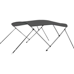3-kaarinen bimini-kate, antrasiitti 183x160x137 cm