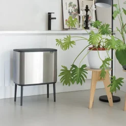 Roska-astia Brabantia Bo Touch 11+23 L Matt Steel Fingerprint Proof